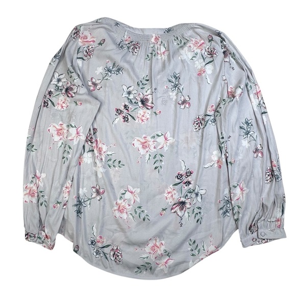 Torrid Floral Flowy Lightweight Blouse Boho Cottagecore Peasant Romantic sz 2 - Picture 2 of 8